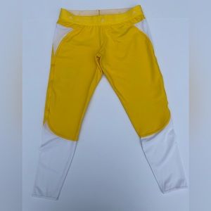 Adidas - Stella McCartney Yellow and White Leggings - Medium